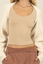 Easy Does It Bolero Cardigan-Cardigans-Vixen Collection, Day Spa and Women's Boutique Located in Seattle, Washington