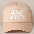 Long Wknd Trucker Hat-Hats-Vixen Collection, Day Spa and Women's Boutique Located in Seattle, Washington