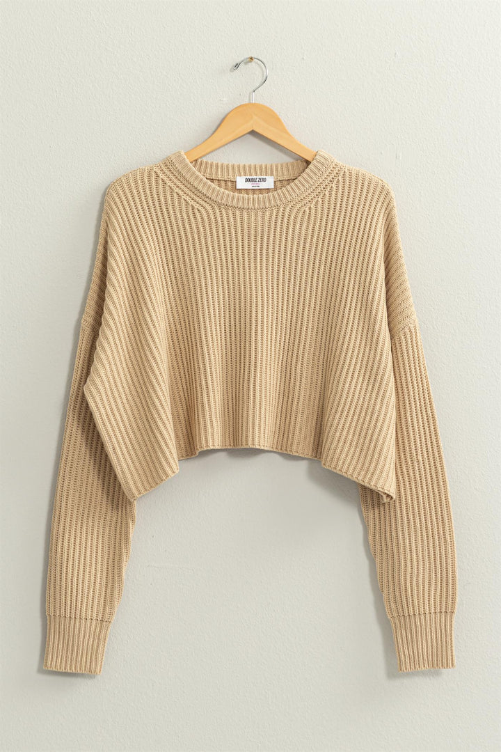 Rosie Cropped Sweater-Sweaters-Vixen Collection, Day Spa and Women's Boutique Located in Seattle, Washington