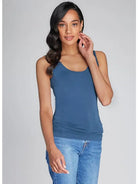 Bamboo Short Tank-Tank Tops-Vixen Collection, Day Spa and Women's Boutique Located in Seattle, Washington