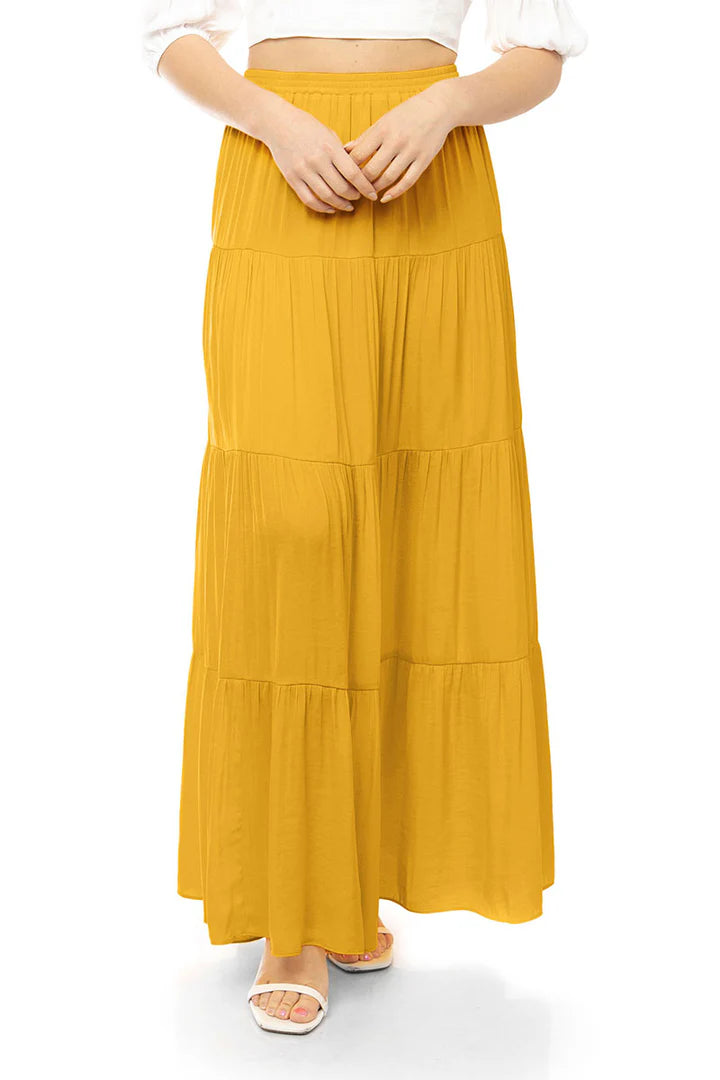 Never Better Tiered Maxi Skirt-Skirts-Vixen Collection, Day Spa and Women's Boutique Located in Seattle, Washington