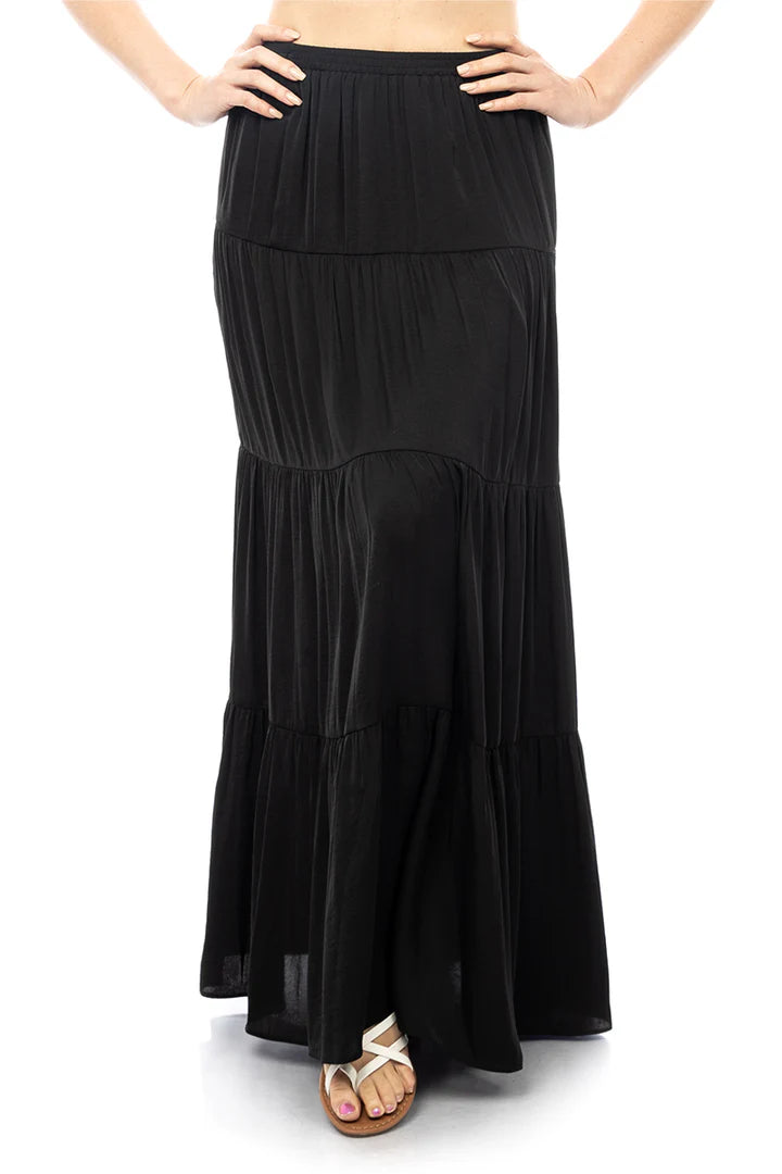 Never Better Tiered Maxi Skirt-Skirts-Vixen Collection, Day Spa and Women's Boutique Located in Seattle, Washington