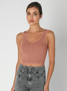 Vintage Reversible Crop Top-Tank Tops-Vixen Collection, Day Spa and Women's Boutique Located in Seattle, Washington