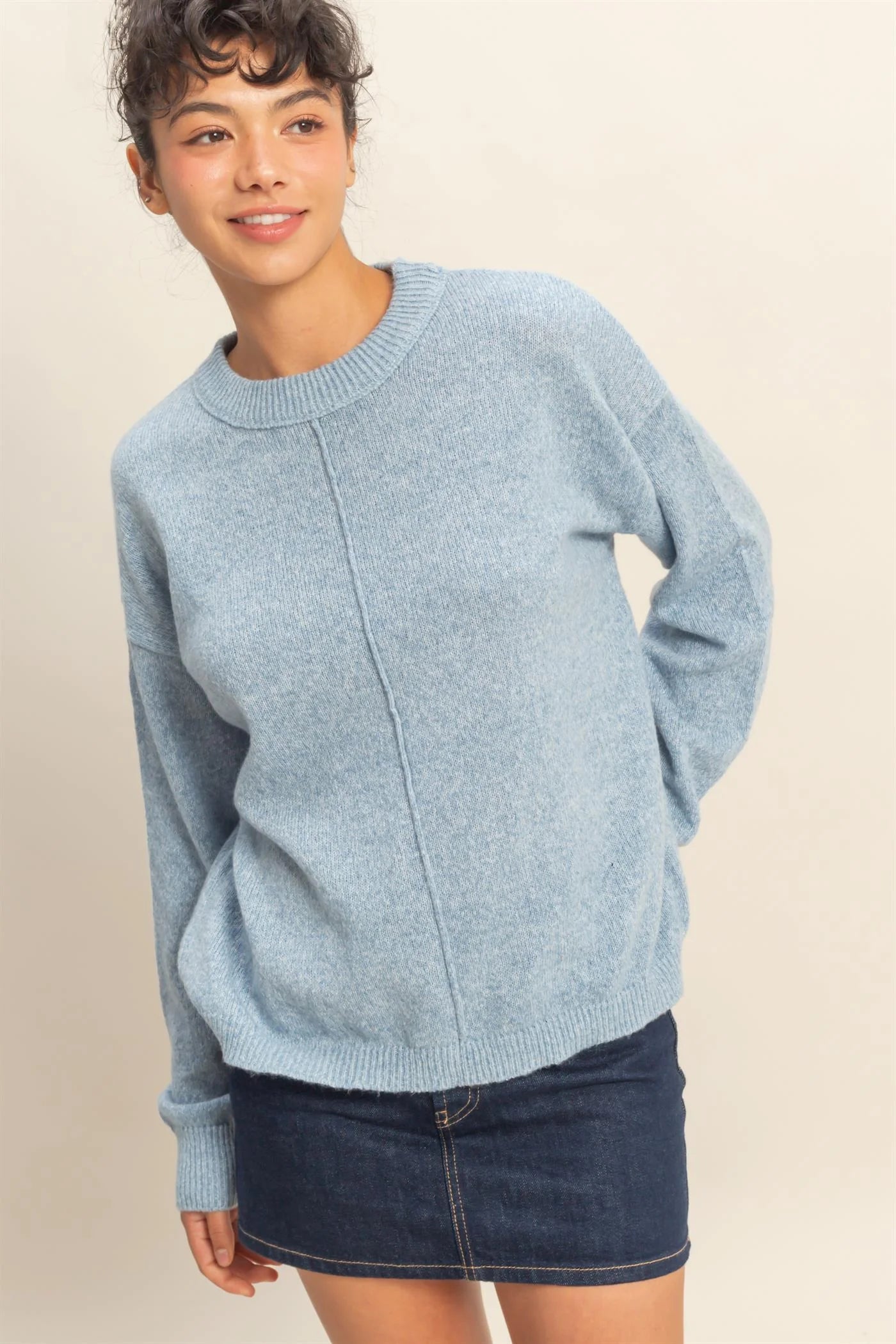 Pebble Soft Sweater-Sweaters-Vixen Collection, Day Spa and Women's Boutique Located in Seattle, Washington