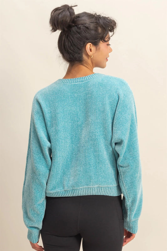 Suki Chenille Sweater-Sweaters-Vixen Collection, Day Spa and Women's Boutique Located in Seattle, Washington