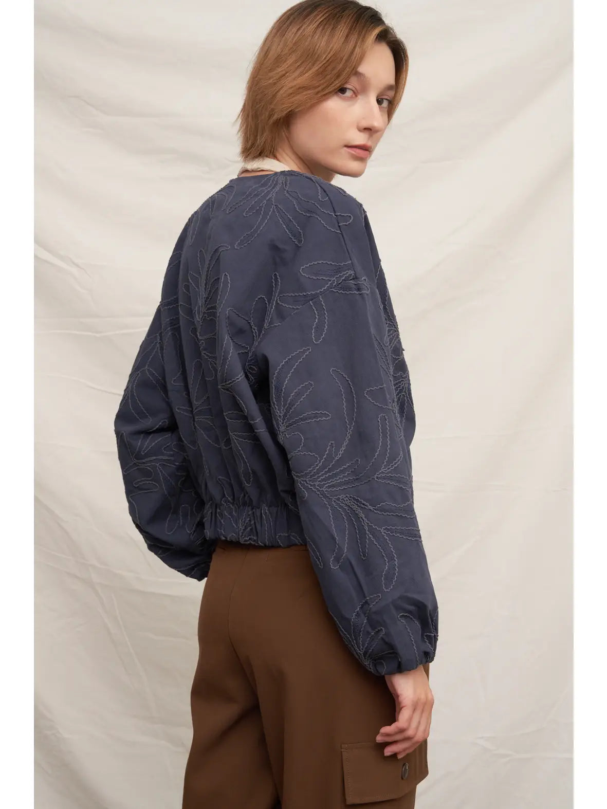 Spring Mornings Bomber Jacket-Jackets-Vixen Collection, Day Spa and Women's Boutique Located in Seattle, Washington