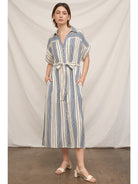 Shoreline Midi Dress-Dresses-Vixen Collection, Day Spa and Women's Boutique Located in Seattle, Washington