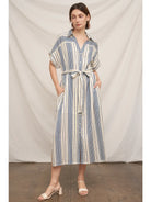 Shoreline Midi Dress-Dresses-Vixen Collection, Day Spa and Women's Boutique Located in Seattle, Washington