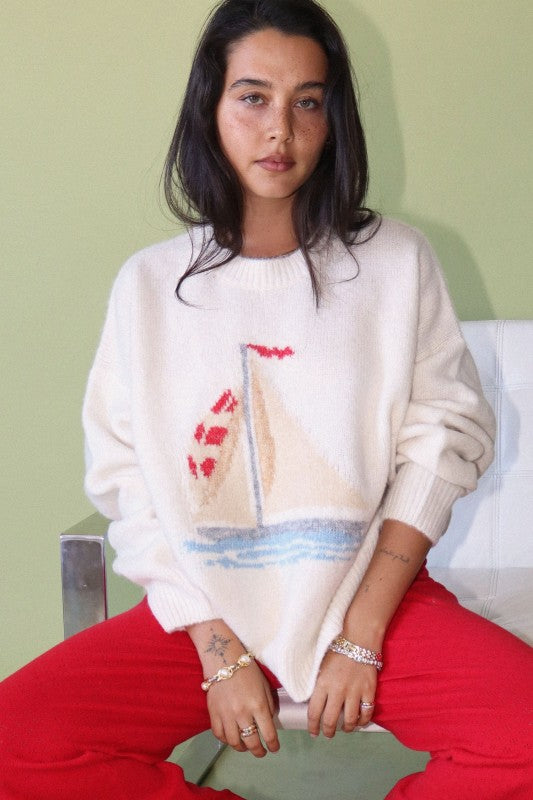 Sail Away Sweetheart Sweater