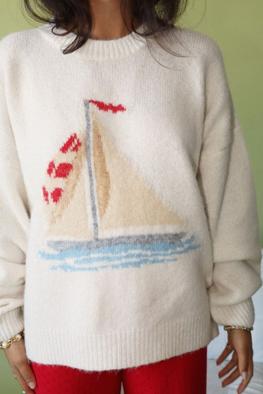 Sail Away Sweetheart Sweater