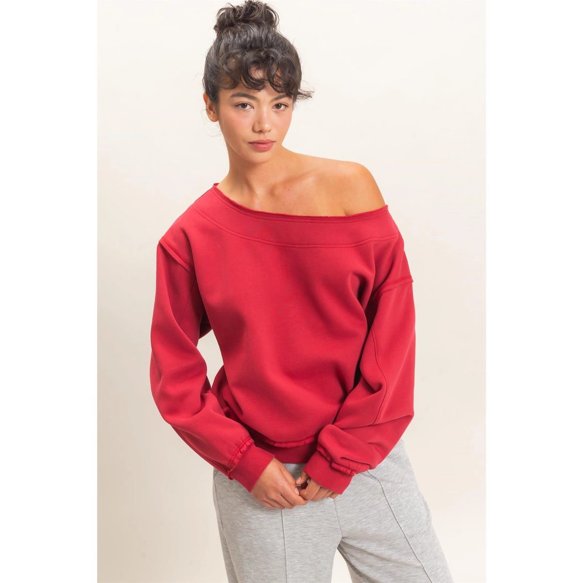 Rosewood Romance Sweater-Sweatshirts-Vixen Collection, Day Spa and Women's Boutique Located in Seattle, Washington