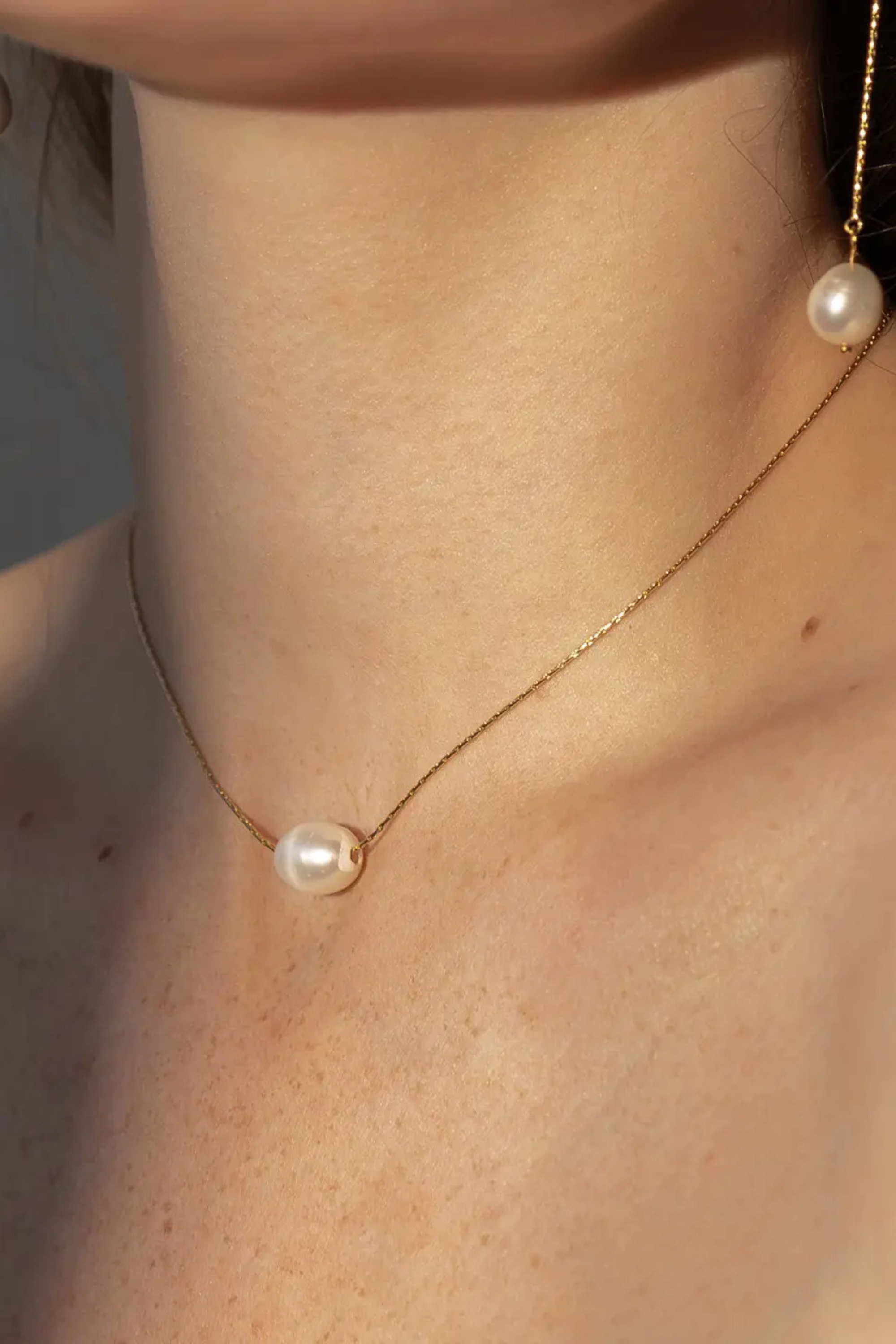 Isla Pearl Necklace-Necklaces-Vixen Collection, Day Spa and Women's Boutique Located in Seattle, Washington