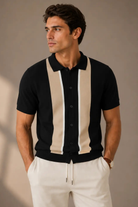 James Striped Polo-Men's Tops-Vixen Collection, Day Spa and Women's Boutique Located in Seattle, Washington