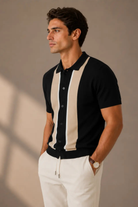 James Striped Polo-Men's Tops-Vixen Collection, Day Spa and Women's Boutique Located in Seattle, Washington