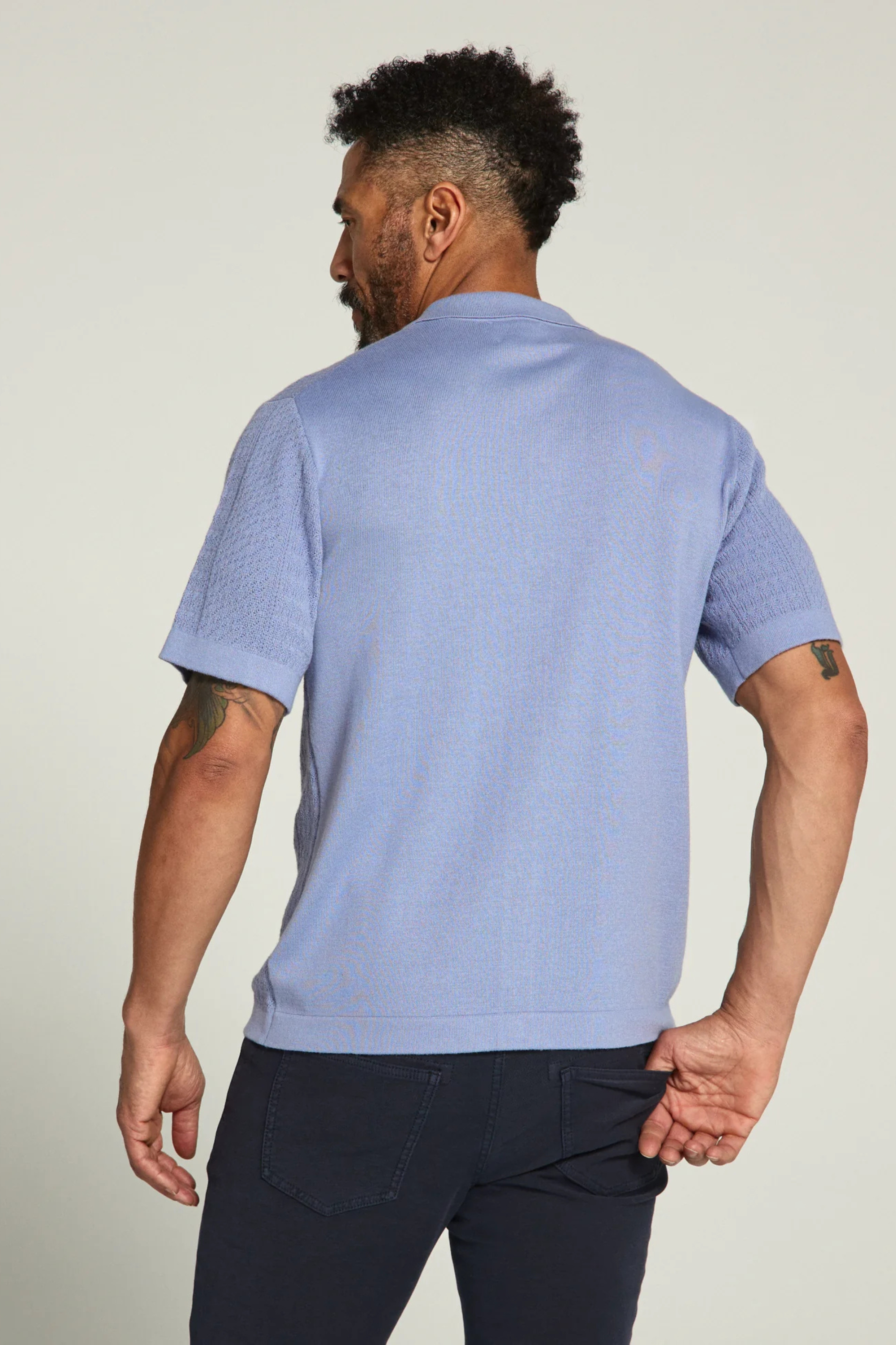 Jonas Button Down Polo Sweater-Men's Tops-Vixen Collection, Day Spa and Women's Boutique Located in Seattle, Washington