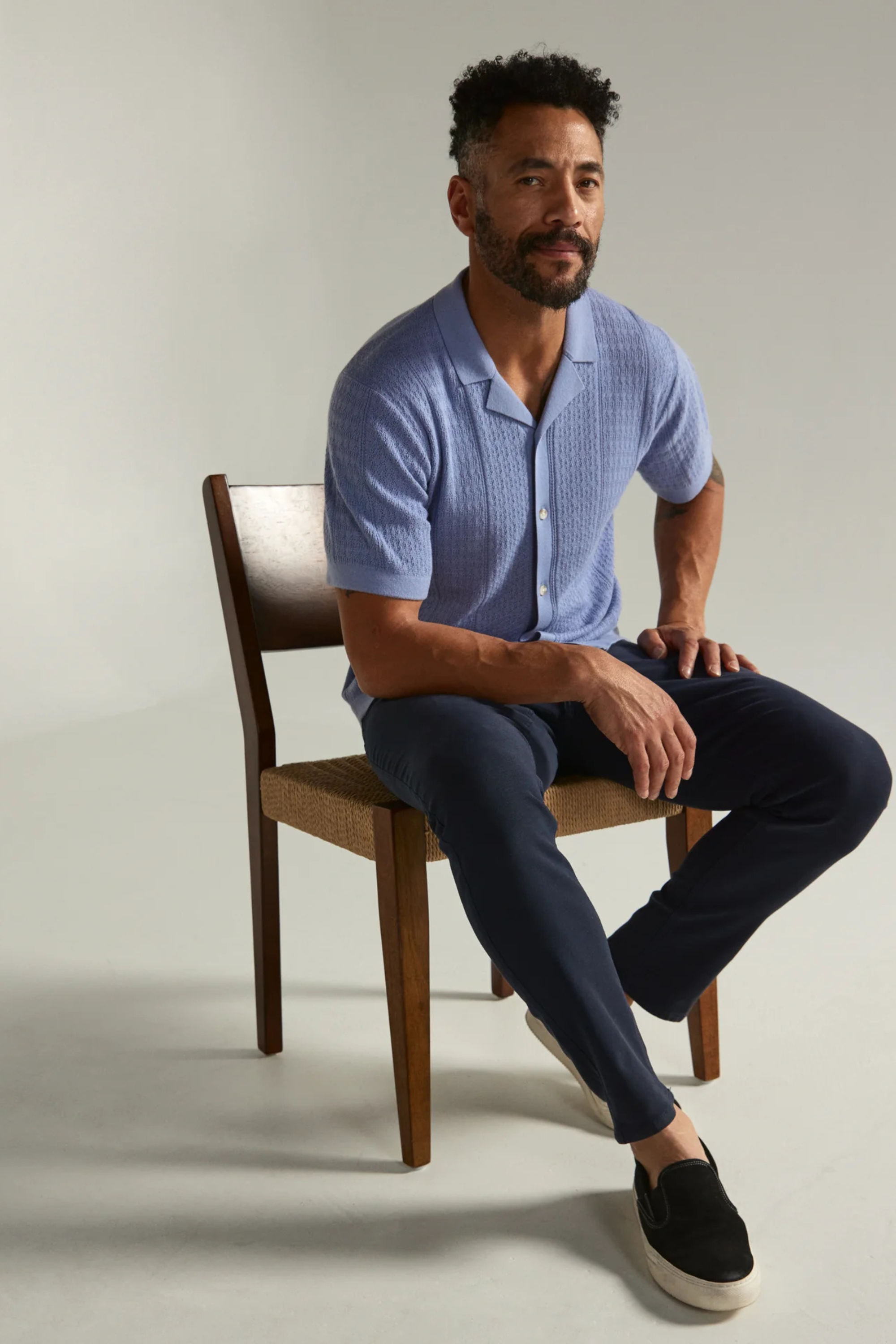 Jonas Button Down Polo Sweater-Men's Tops-Vixen Collection, Day Spa and Women's Boutique Located in Seattle, Washington
