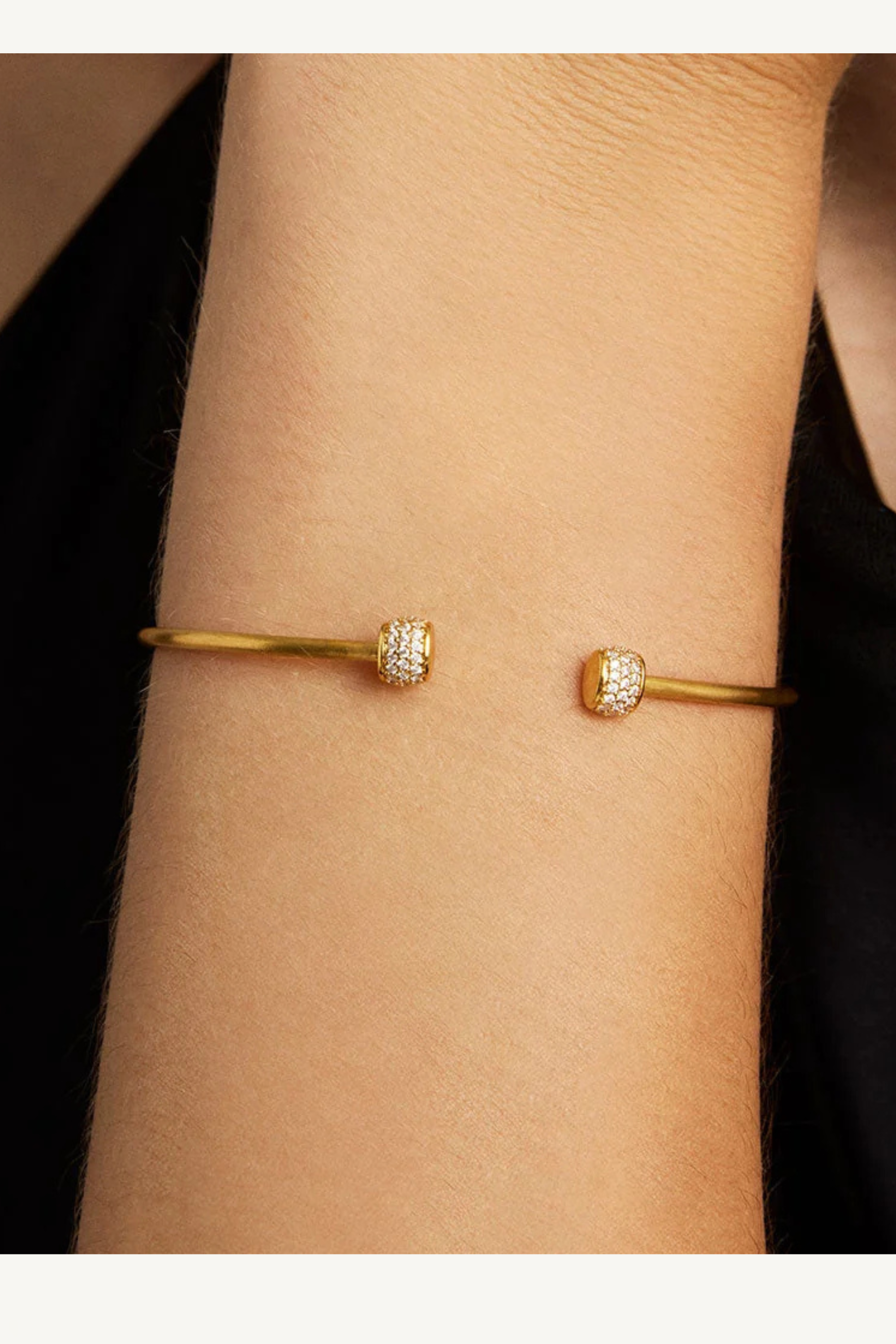 Juliette Pavé Twist Bangle-Bracelet-Vixen Collection, Day Spa and Women's Boutique Located in Seattle, Washington