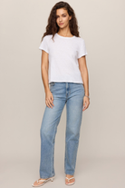 Junie Slub Tee Shirt-Tops-Vixen Collection, Day Spa and Women's Boutique Located in Seattle, Washington