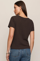 Junie Slub Tee Shirt-Tops-Vixen Collection, Day Spa and Women's Boutique Located in Seattle, Washington