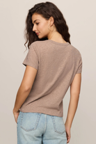 Junie Slub Tee Shirt-Tops-Vixen Collection, Day Spa and Women's Boutique Located in Seattle, Washington