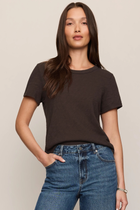 Junie Slub Tee Shirt-Tops-Vixen Collection, Day Spa and Women's Boutique Located in Seattle, Washington