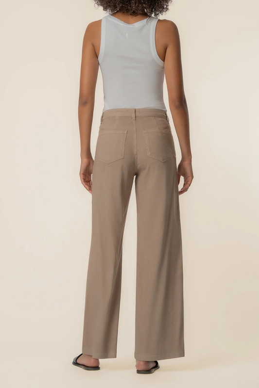 KUT Meg High Rise Wide Leg Patch Pocket Linen Trouser-Pants-Vixen Collection, Day Spa and Women's Boutique Located in Seattle, Washington