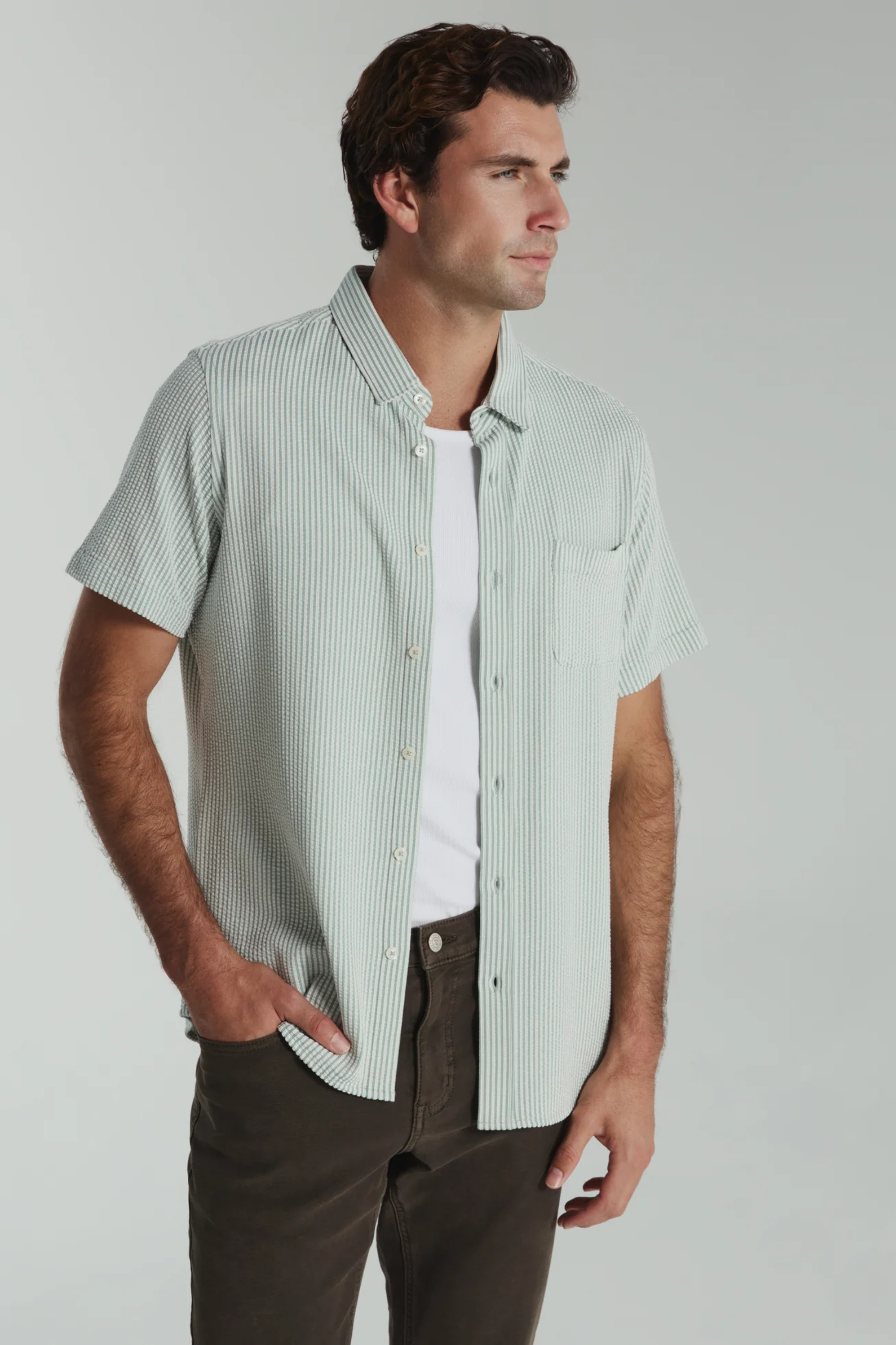 Keaton Short Sleeve-Men's Tops-Vixen Collection, Day Spa and Women's Boutique Located in Seattle, Washington