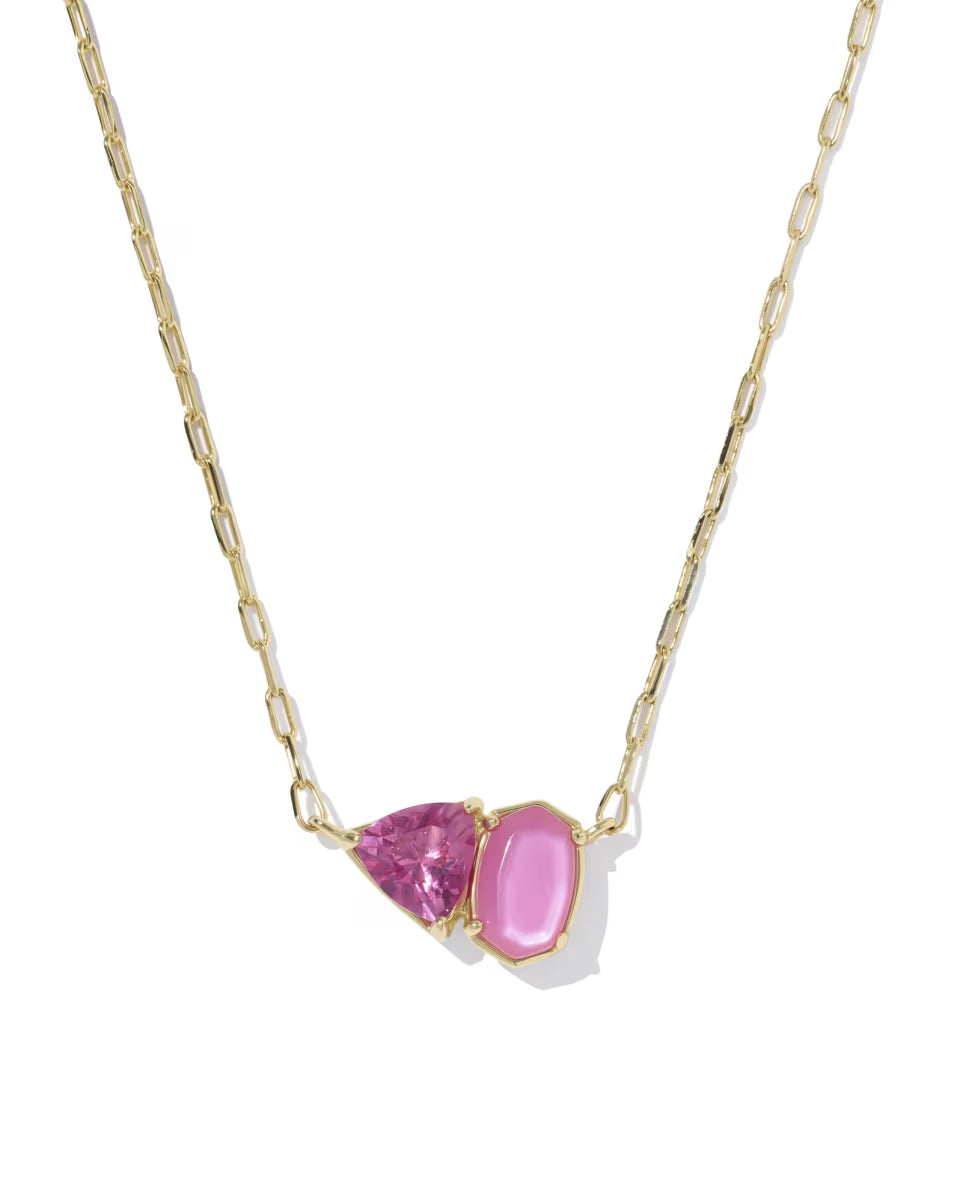 Tatum Short Pendant Necklace-Necklaces-Vixen Collection, Day Spa and Women's Boutique Located in Seattle, Washington