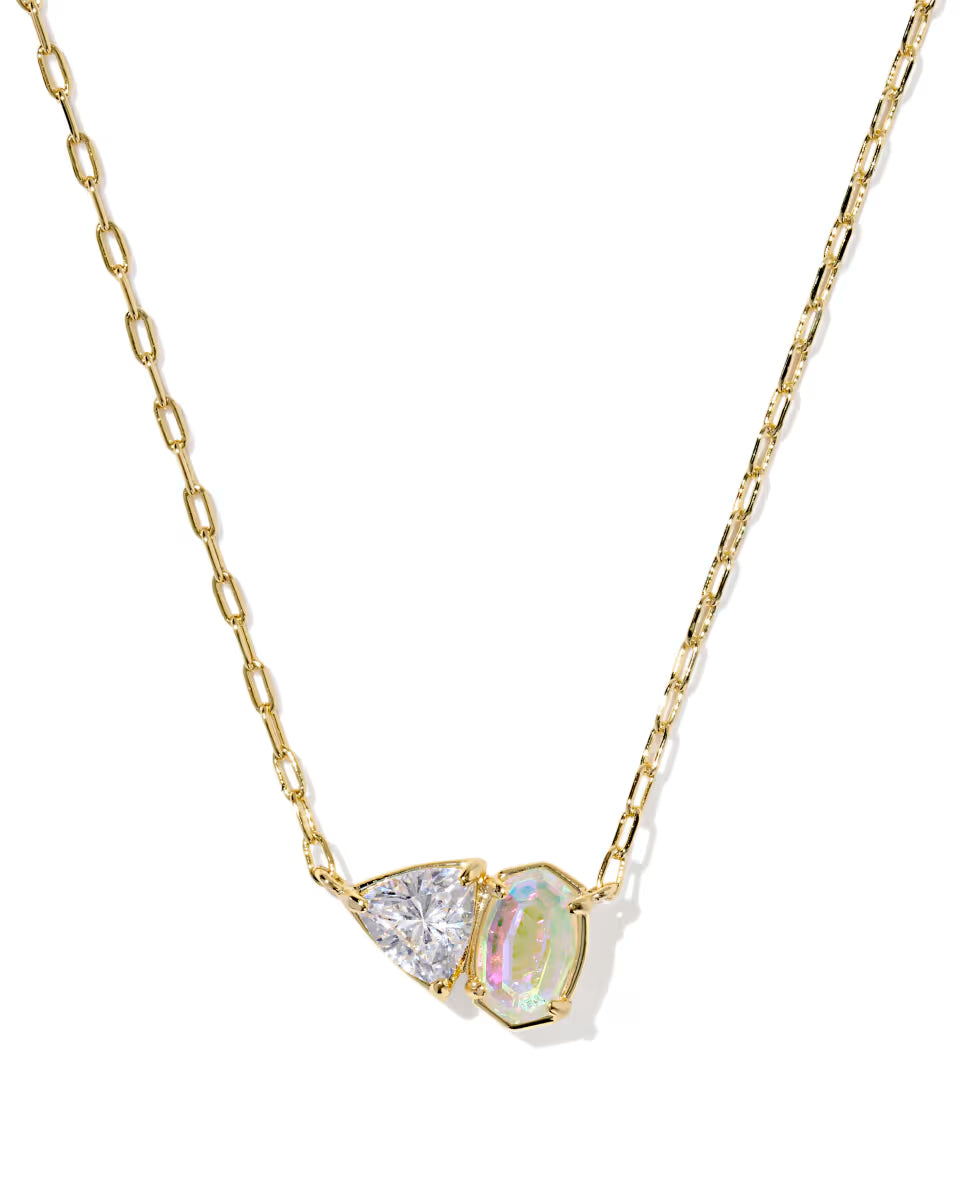 Tatum Short Pendant Necklace-Necklaces-Vixen Collection, Day Spa and Women's Boutique Located in Seattle, Washington
