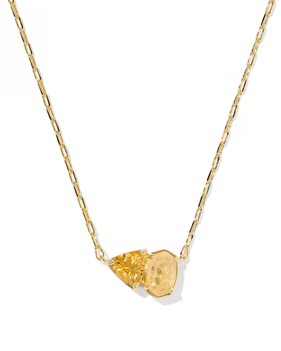 Tatum Short Pendant Necklace-Necklaces-Vixen Collection, Day Spa and Women's Boutique Located in Seattle, Washington