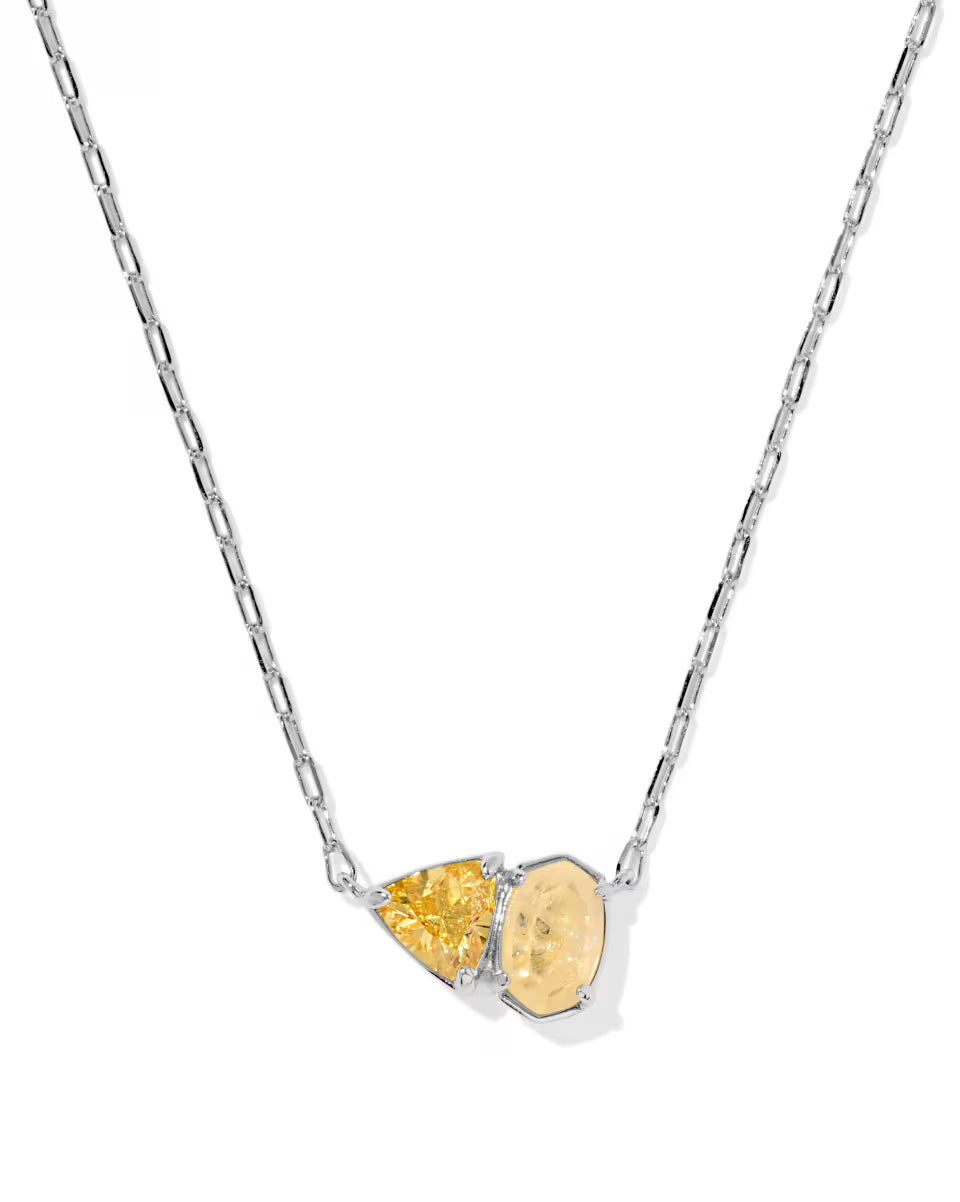Tatum Short Pendant Necklace-Necklaces-Vixen Collection, Day Spa and Women's Boutique Located in Seattle, Washington