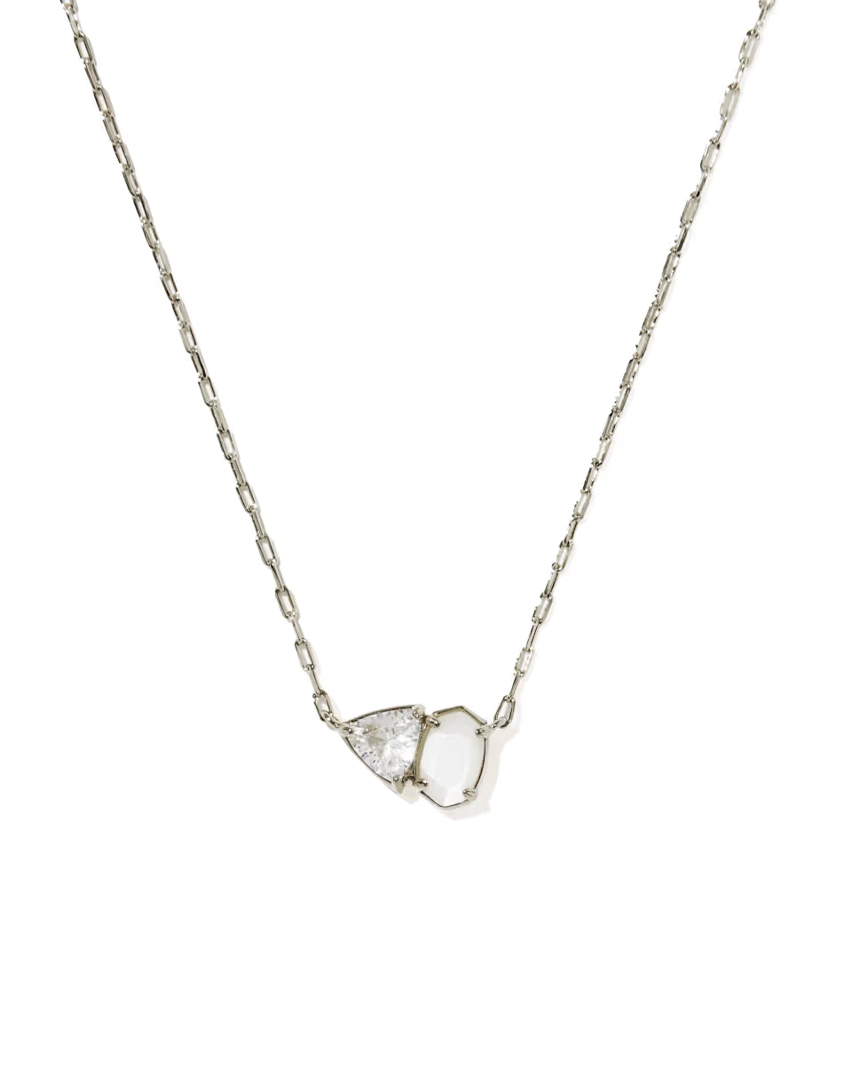 Tatum Short Pendant Necklace-Necklaces-Vixen Collection, Day Spa and Women's Boutique Located in Seattle, Washington