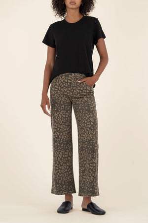 KUT Meg High Rise Leopard-Denim-Vixen Collection, Day Spa and Women's Boutique Located in Seattle, Washington