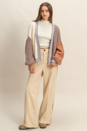 Latte Layers Cardigan-Sweaters-Vixen Collection, Day Spa and Women's Boutique Located in Seattle, Washington