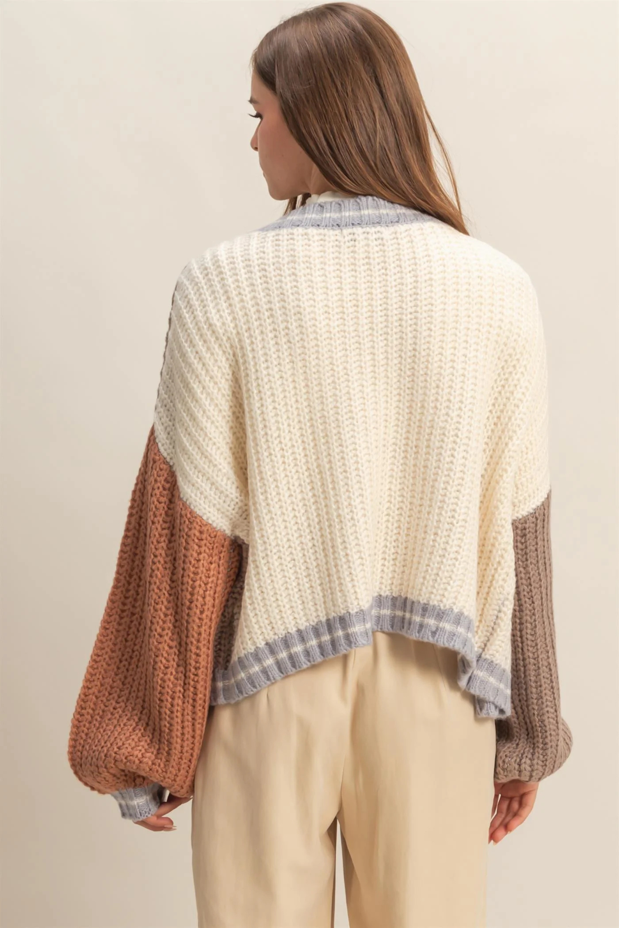 Latte Layers Cardigan-Sweaters-Vixen Collection, Day Spa and Women's Boutique Located in Seattle, Washington
