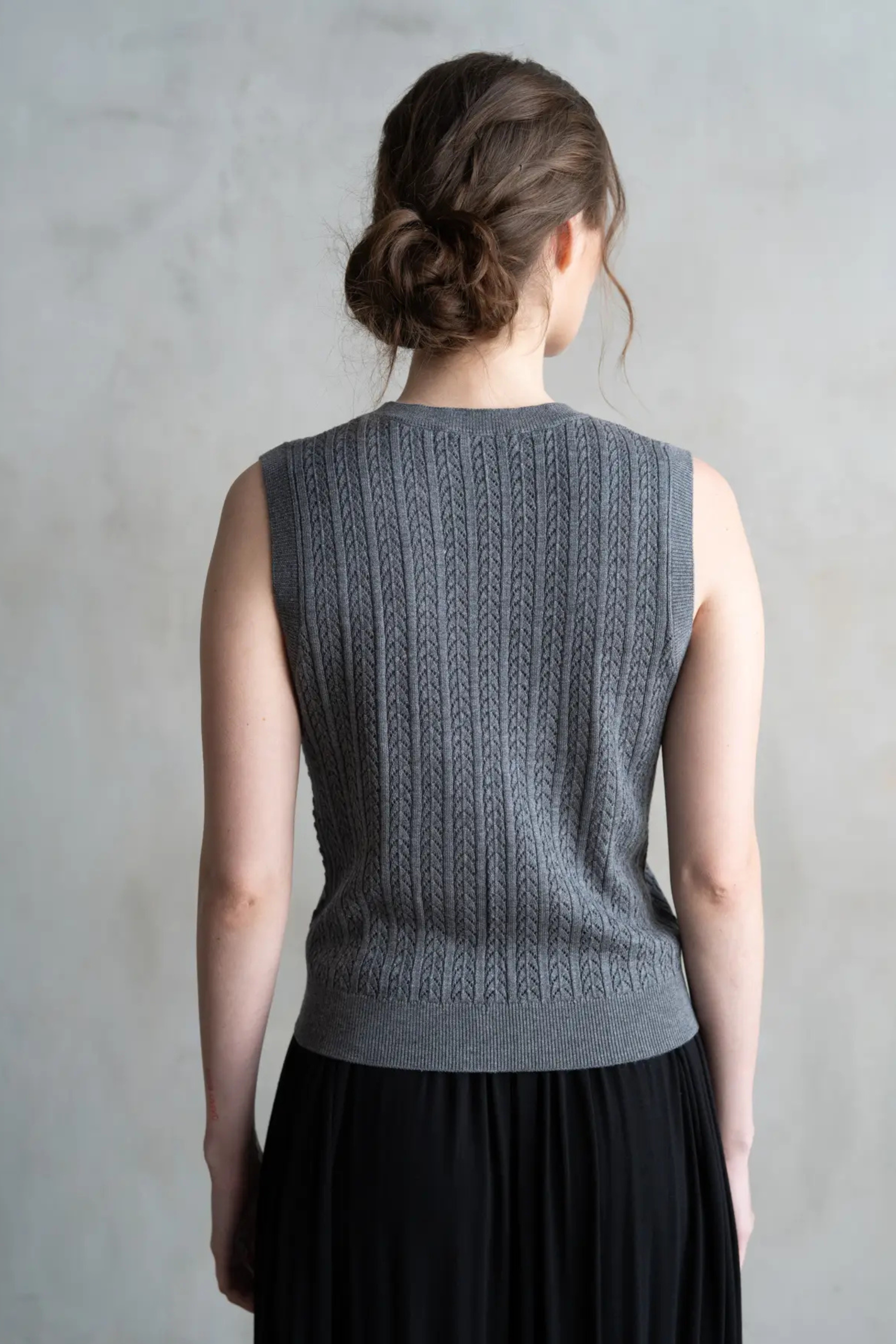 Lattice Luxe Vest-Sweaters-Vixen Collection, Day Spa and Women's Boutique Located in Seattle, Washington