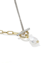 Leighton Pearl Chain Necklace-Necklaces-Vixen Collection, Day Spa and Women's Boutique Located in Seattle, Washington