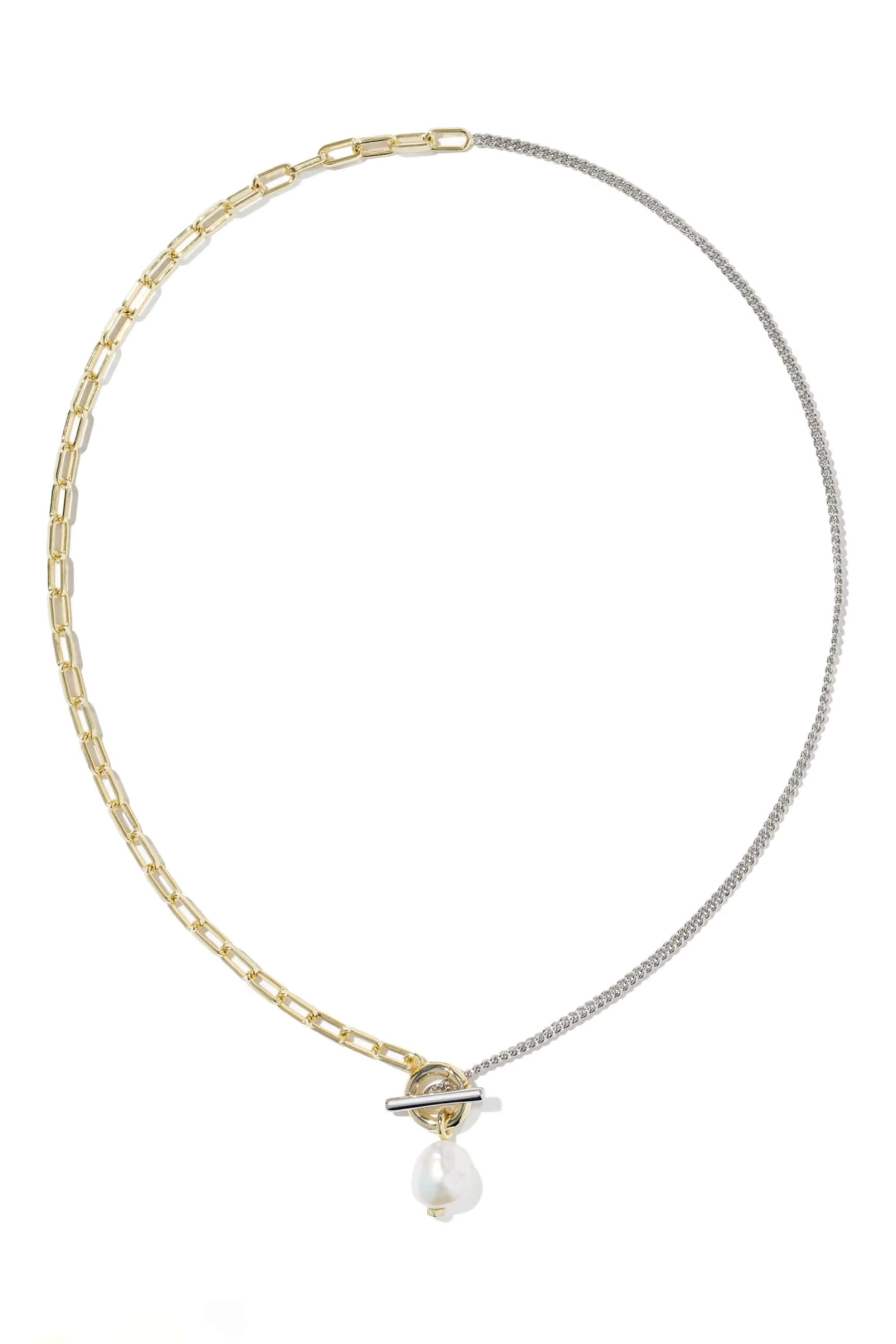 Leighton Pearl Chain Necklace-Necklaces-Vixen Collection, Day Spa and Women's Boutique Located in Seattle, Washington