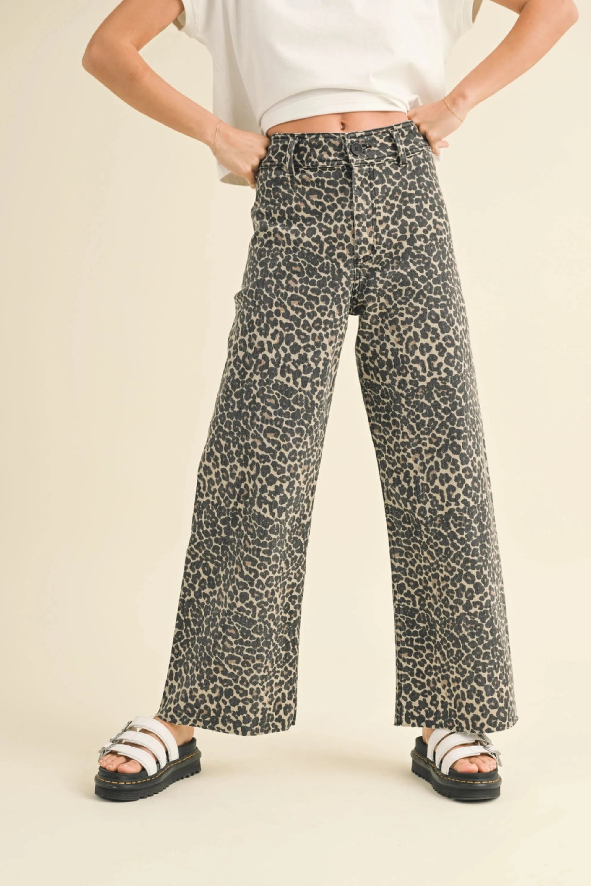 Wild & Wide Leopard Pants-Pants-Vixen Collection, Day Spa and Women's Boutique Located in Seattle, Washington