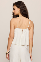 Lille Embroidered Woven Tank-Tank Tops-Vixen Collection, Day Spa and Women's Boutique Located in Seattle, Washington