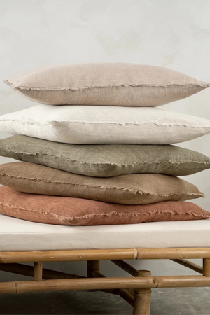 Lina Linen Pillow 24x24-Home Decor-Vixen Collection, Day Spa and Women's Boutique Located in Seattle, Washington