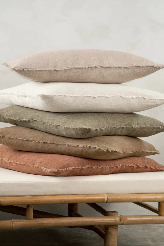 Lina Linen Pillow 24x24-Home Decor-Vixen Collection, Day Spa and Women's Boutique Located in Seattle, Washington