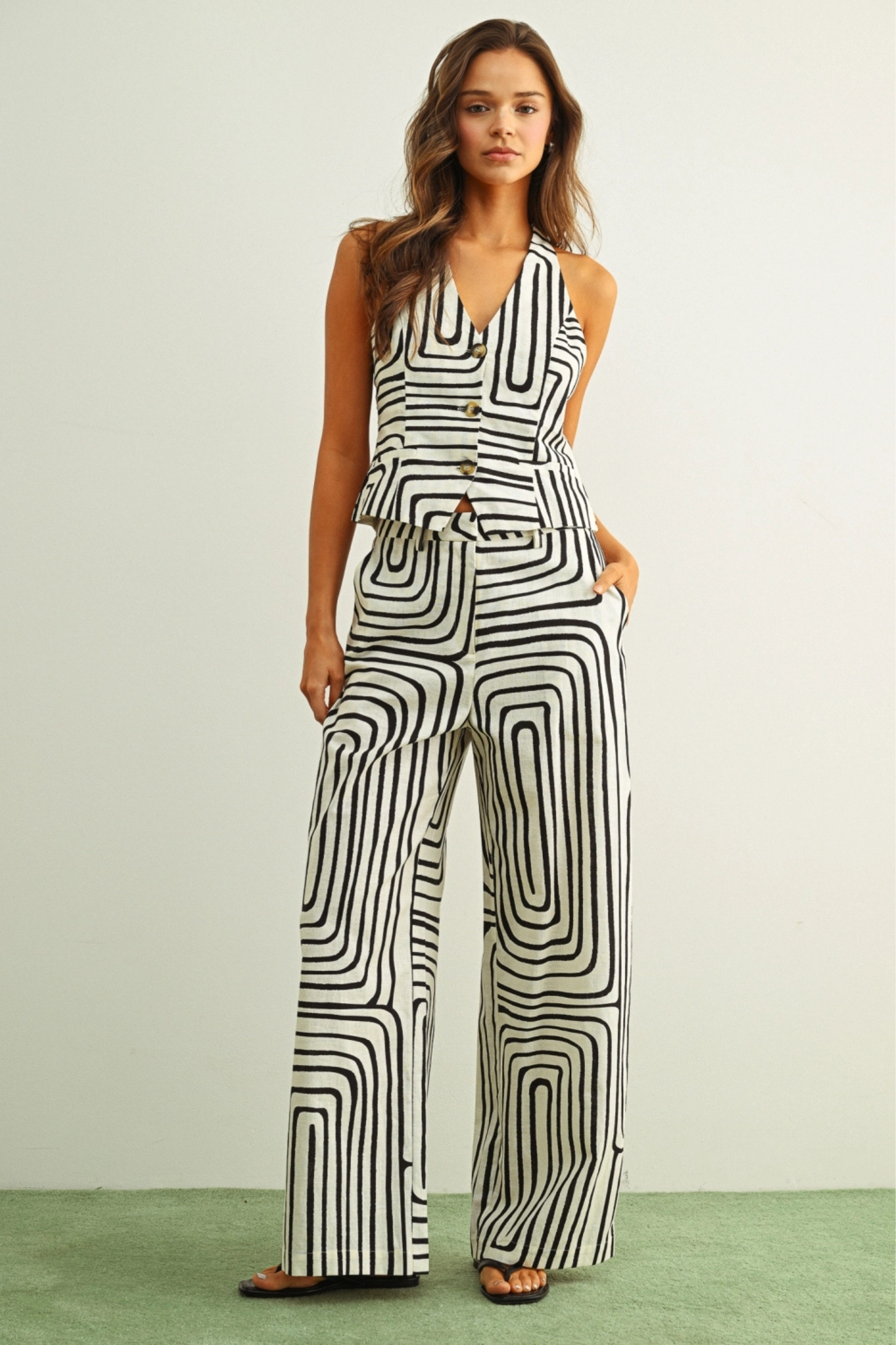 Linear Drift Pants-Pants-Vixen Collection, Day Spa and Women's Boutique Located in Seattle, Washington