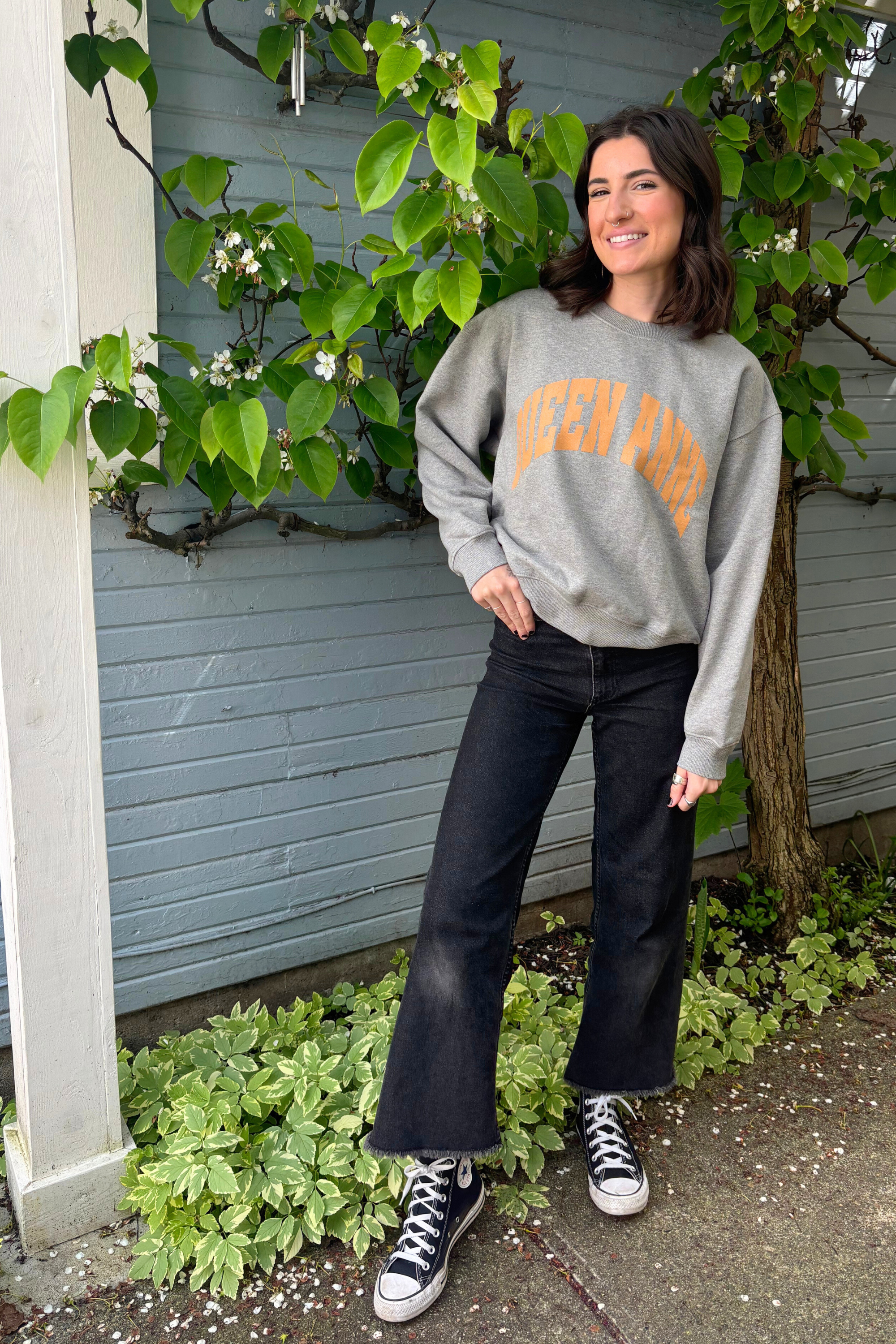 Local Label Crewneck-Sweatshirts-Vixen Collection, Day Spa and Women's Boutique Located in Seattle, Washington