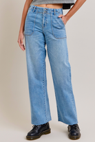 Logan Dad Jean-Denim-Vixen Collection, Day Spa and Women's Boutique Located in Seattle, Washington