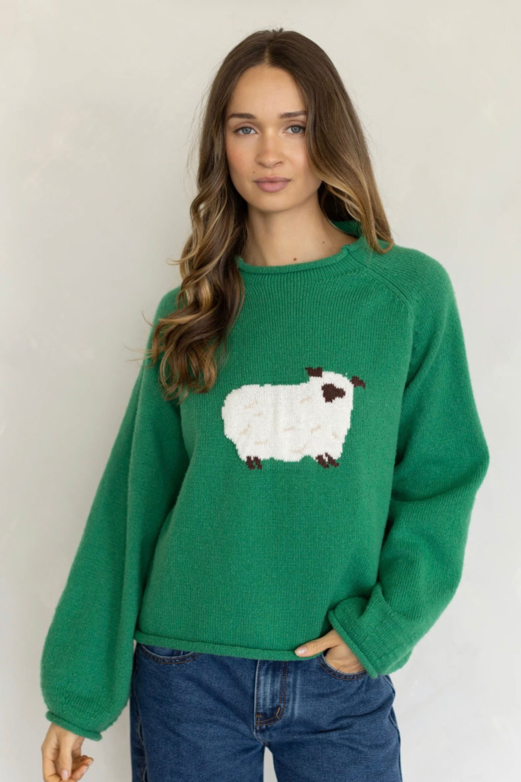 Lovely Lamb Sweater-Sweaters-Vixen Collection, Day Spa and Women's Boutique Located in Seattle, Washington