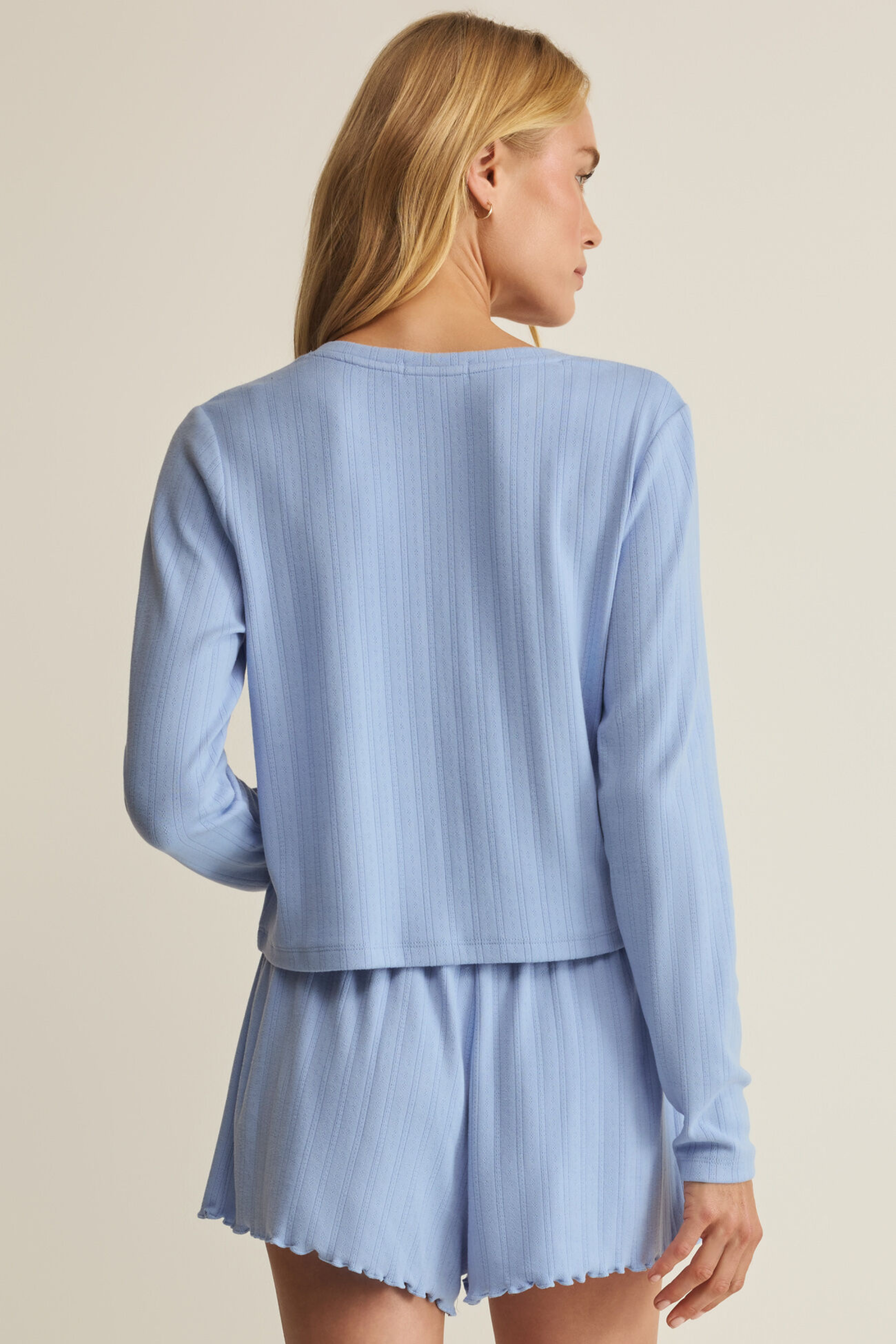 Lovely Pointelle Top-Long Sleeves-Vixen Collection, Day Spa and Women's Boutique Located in Seattle, Washington