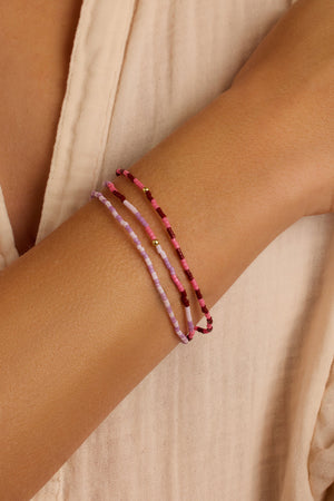 Gigi Stripe Bracelet-Bracelets-Vixen Collection, Day Spa and Women's Boutique Located in Seattle, Washington