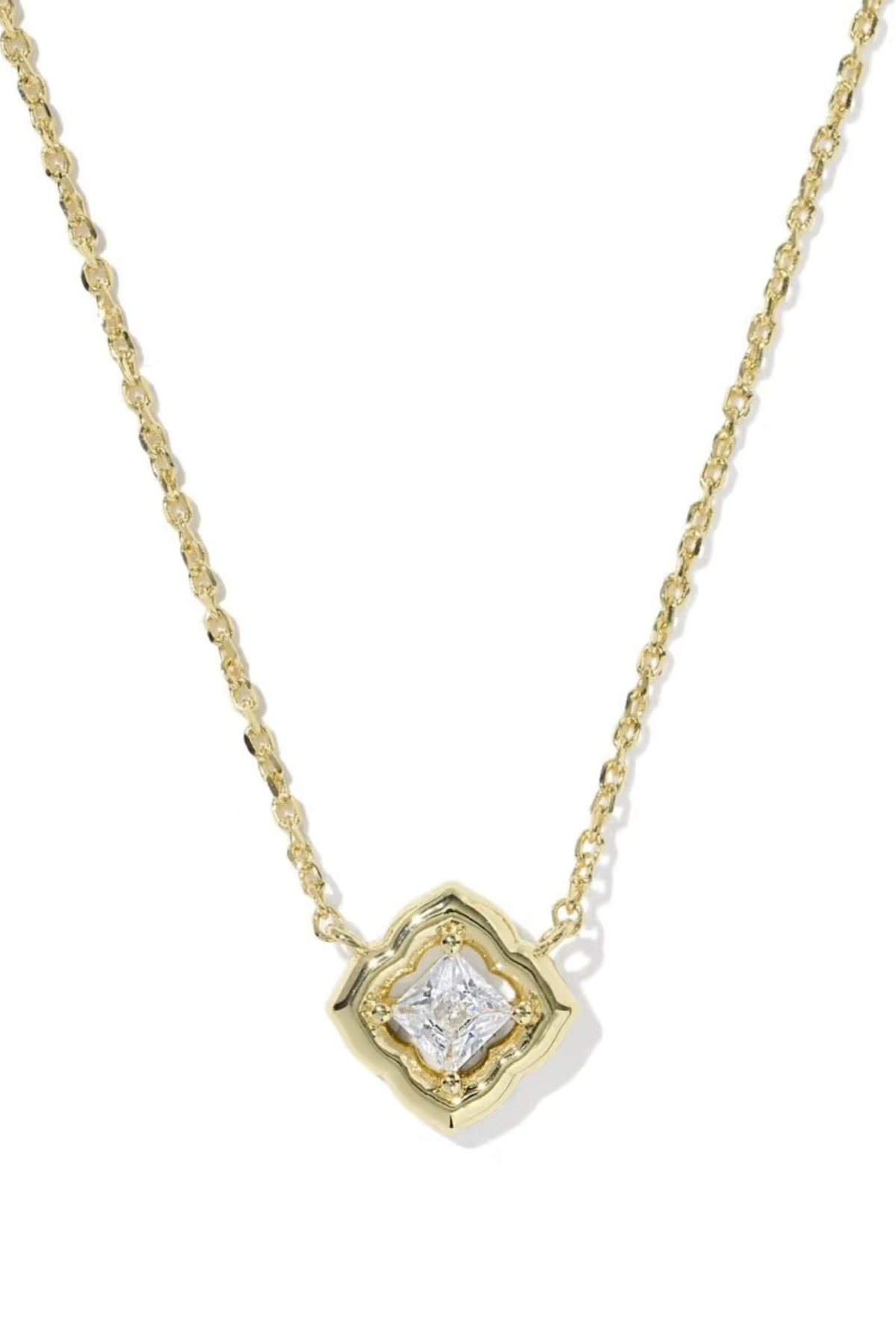 Mallory Crystal Pendant Necklace-Necklaces-Vixen Collection, Day Spa and Women's Boutique Located in Seattle, Washington