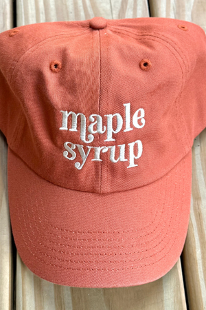 Maple Syrup Baseball Cap-Hats-Vixen Collection, Day Spa and Women's Boutique Located in Seattle, Washington